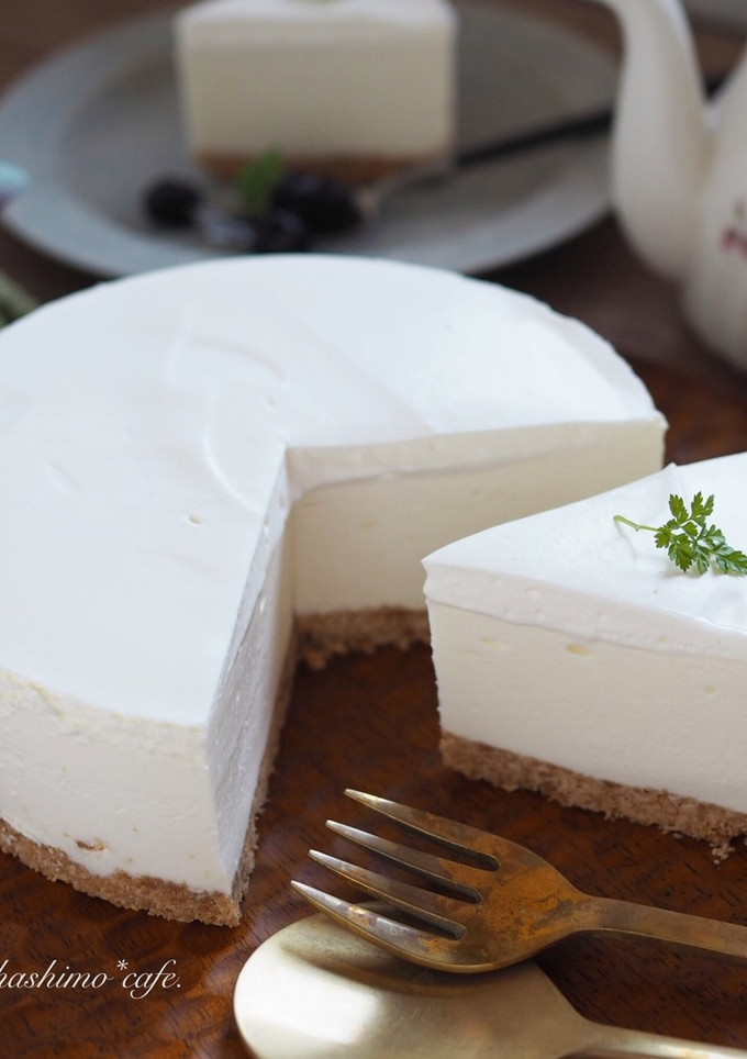 フワフワ*濃厚レアチーズケーキ-レシピのメイン写真
