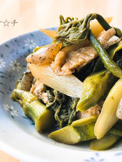 旨っ!春の味 ウドの油炒め-レシピのメイン写真