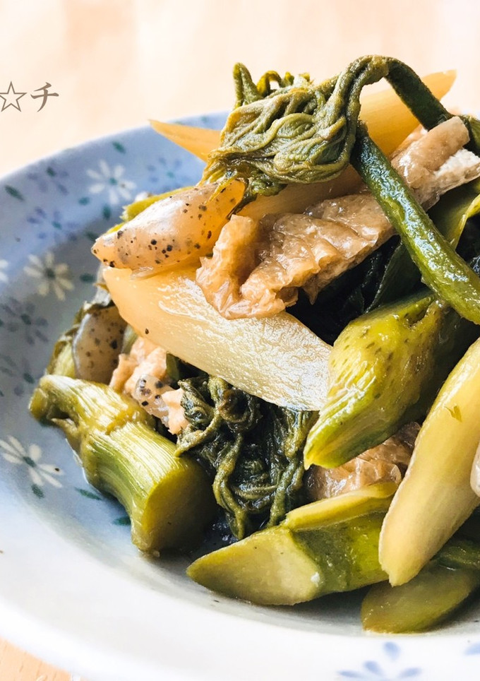 旨っ！春の味 ウドの油炒め-レシピのメイン写真