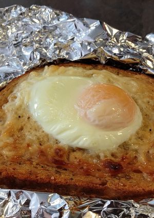 目玉焼きトースト-レシピのメイン写真