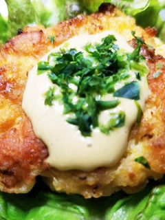 鮭・豆腐・ミンチのお好み焼き-レシピのメイン写真