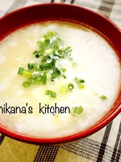 山芋と豆腐のトロトロお味噌汁♪♪-レシピのメイン写真