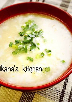 山芋と豆腐のトロトロお味噌汁♪♪-レシピのメイン写真