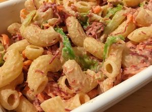 居酒屋風☆コンビーフマカロニサラダ-レシピのメイン写真