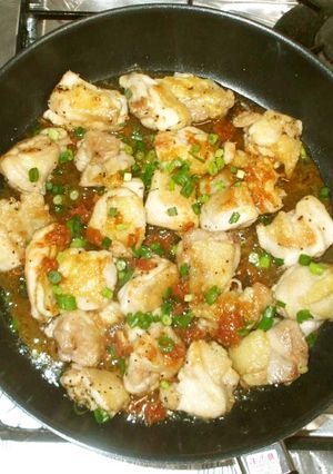 鶏もも肉の梅オイスター照り焼き♪簡単-レシピのメイン写真