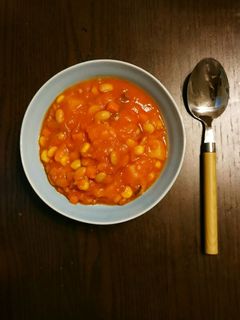 栄養満点☆野菜ジュースでポークビーンズ-レシピのメイン写真