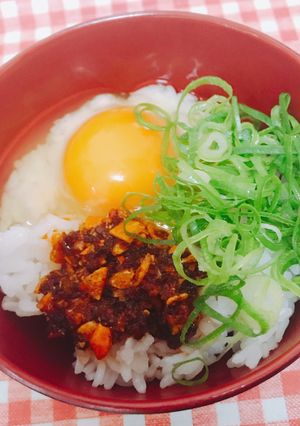 卵かけご飯 食べるラー油-レシピのメイン写真