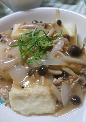 揚げ豆腐の和風あんかけ-レシピのメイン写真