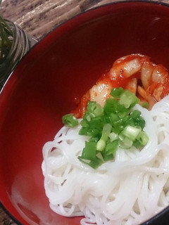 キムチそうめん-レシピのメイン写真
