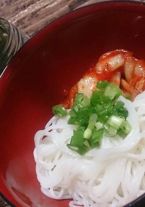 キムチそうめん-レシピのメイン写真