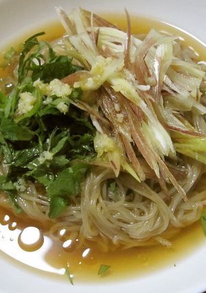胡麻油香る薬味たっぷり水冷麺-レシピのメイン写真