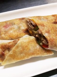 チンジャオロースの春巻き-レシピのメイン写真