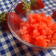 いちごのグラニータ(シチリア風かき氷)