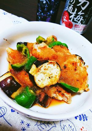 鶏と野菜のおろぽん浸し-レシピのメイン写真
