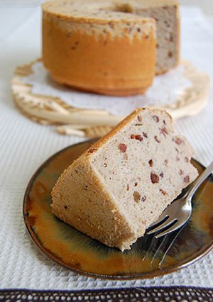 ノンオイル♪小豆シフォンケーキ-レシピのメイン写真