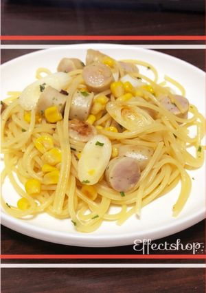 ウィンナーのペペロンチーノ٩( ᐛ )و-レシピのメイン写真