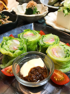 キャベツの巻き巻きサラダ-レシピのメイン写真