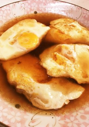 ご飯にのせてガッツリ飯☆目玉焼き甘酢あん-レシピのメイン写真