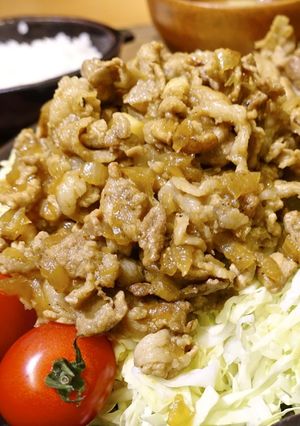 かんったん豚の生姜焼き【切り落としで！】-レシピのメイン写真