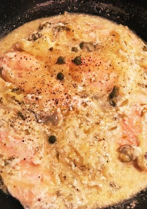 牛乳だけ★鮭のミルク煮タラゴン風味-レシピのメイン写真