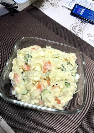 無水鍋で作る！手間なしポテトサラダ♫-レシピのメイン写真