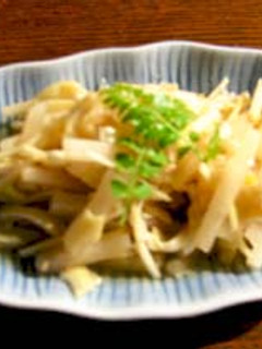姫皮と大根の胡麻酢和え-レシピのメイン写真
