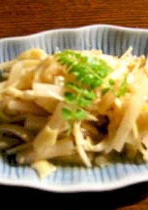 姫皮と大根の胡麻酢和え-レシピのメイン写真