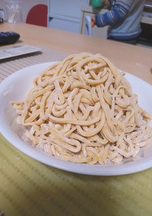 ☆自家製麺手打ち麺〜重曹使用〜☆-レシピのメイン写真