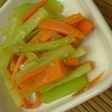 レンジにお任せ☆人参&セロリの和風ナムル