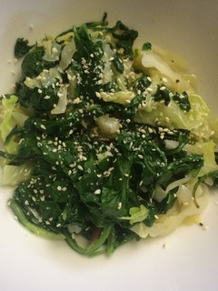 タンポポ、春の葉っぱ野菜の和え物-レシピのメイン写真