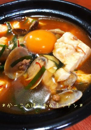 スープが美味しいスンドゥブ-レシピのメイン写真