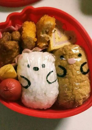 すみっこぐらし おにぎり＆おいなりさん-レシピのメイン写真