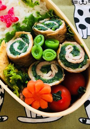 ほうれん草の豚バラ巻き巻き-レシピのメイン写真