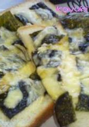 朝食に！じゃこのりトースト-レシピのメイン写真