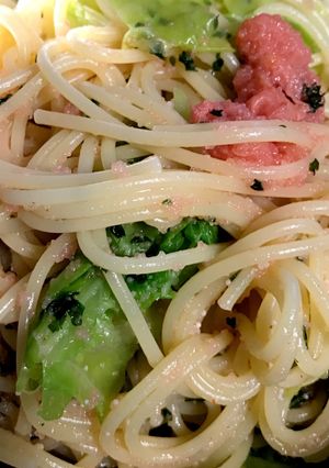 春キャベツと明太子のパスタ-レシピのメイン写真