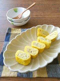 簡単☆えのきバター醤油の卵焼き☆お弁当-レシピのメイン写真