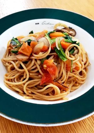 豚肉とバジルのロメスパ風焼きパスタ-レシピのメイン写真