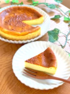 焼き芋でさつまいもチーズケーキ-レシピのメイン写真