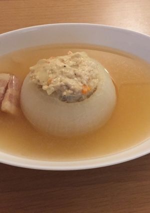 玉ねぎの肉詰め-レシピのメイン写真