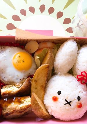 女の子が喜ぶミッフィー弁当♡６歳児♫-レシピのメイン写真