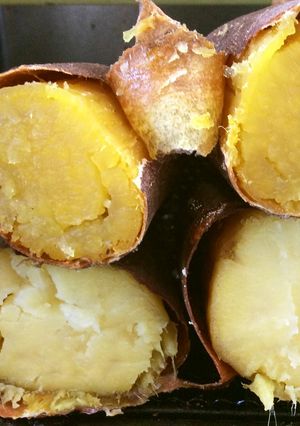 皮はパリっと、中はねっとり焼き芋！-レシピのメイン写真
