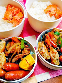 中学男子弁当(5)焼肉-レシピのメイン写真