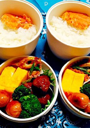 中学男子弁当（９）肉団子-レシピのメイン写真