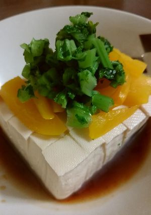 ♪カラフル冷ややっこ♪-レシピのメイン写真