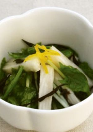 長いもと水菜の和え物-レシピのメイン写真
