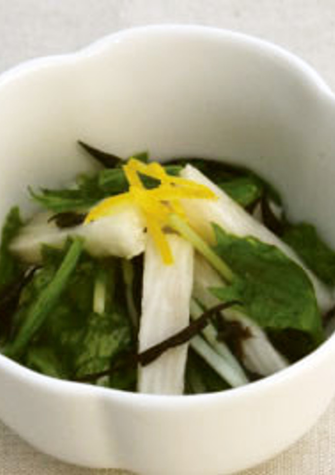 長いもと水菜の和え物-レシピのメイン写真
