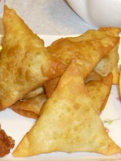 餃子の皮でミニサモサ-レシピのメイン写真