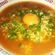 生卵でとろ〜り辛ラーメン