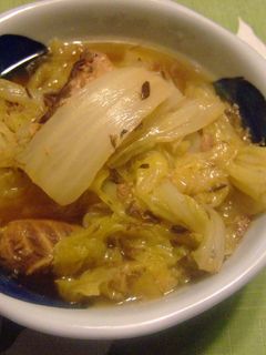 白菜とさば煮缶の炒め煮-レシピのメイン写真