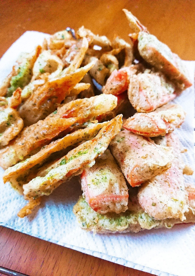 ちくわと魚肉ソーセージの磯辺揚げ-レシピのメイン写真
